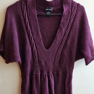 Y2K Fuschia Wet Seal Midi Sweater Dress XL